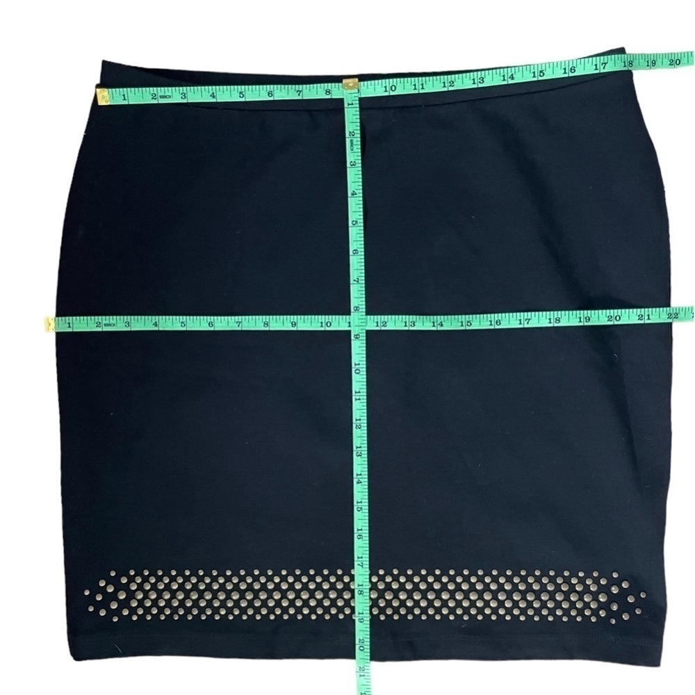KAREN Kane Stretchy Rivet Hem Pencil Skirt Size XL NWT - Picture 9 of 9